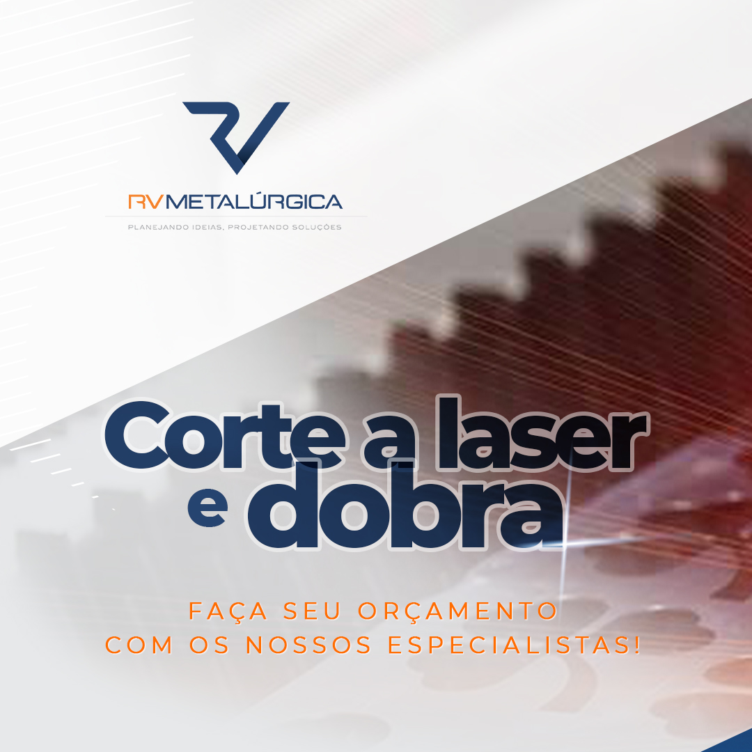 corte a laser e dobra