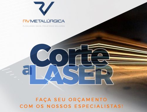 Corte a laser você encontra na RV Metalúrgica!
