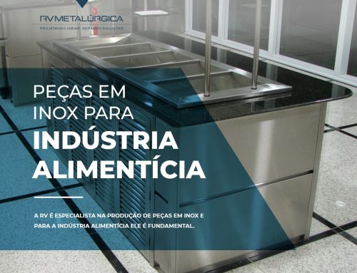 Na RV produzimos peças em inox para indústria alimentícia!