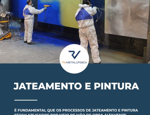 Jateamento e pintura é na RV – Qualidade e eficiência!