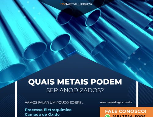 Quais metais podem ser anodizados?